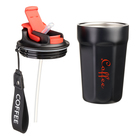 Термокружка, 380 мл, Coffee "Мастер К", сохраняет тепло до 6 ч, черная - Фото 5