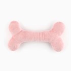 Игрушка для собак с пищалкой «Кость», розовая - фото 9654567