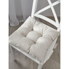 Набор подушек на стул Beige, размер 40х40 см, 2 шт - Фото 3