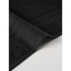 Комплект махровых полотенец Black, размер 30х50 см, 50х100 см, 70х140 см - Фото 10