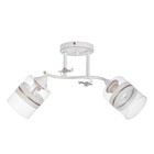 Люстра «Мия», 2×60 Вт Е27, белый/золото, 53×18×24 см - Фото 1