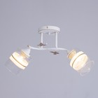 Люстра «Мия», 2×60 Вт Е27, белый/золото, 53×18×24 см - Фото 2