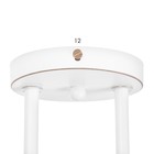 Люстра «Мия», 2×60 Вт Е27, белый/золото, 53×18×24 см - Фото 7