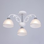 Люстра «Лаура», 3×60 Вт Е27, белый/хром, 59×27×20 см - Фото 2