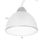 Люстра «Лаура», 3×60 Вт Е27, белый/хром, 59×27×20 см - Фото 5