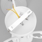 Люстра «Лаура», 3×60 Вт Е27, белый/хром, 59×27×20 см - Фото 8