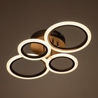 Люстра «Зара» LEd=72W 3000-6000k Диммер, ПДУ Коричневый 64×25×20 см - фото 4342628 Люстра «Зара» LEd=72W 3000-6000k Диммер, ПДУ Коричневый 64×25×20 см - фото 4342628