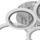 Люстра "Зара" LED 72W 3000-6000k Диммер, ПДУ Хром 64х25х20см - фото 24043004