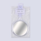 Зеркало с ручкой, двустороннее, с увеличением, d зеркальной поверхности 12.5 см, цвет прозрачный - Фото 5