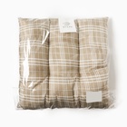 Сидушка на стул Этель "Клетка" цв.хаки, 40х40 см, 100% п/э - фото 808386684