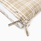 Подушка на стул Этель «Клетка» 40×40 см, 100% п/э - Фото 6