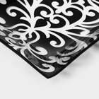 Блюдо стеклянное Доляна «Бухара», 36,5×15 см, цвет черный - фото 4506746