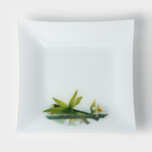 Тарелка стеклянная Доляна «Бамбук», 29,5×29,5 см - фото 321494327