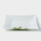 Тарелка стеклянная Доляна «Бамбук», 29,5×29,5 см - фото 4446091