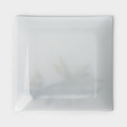 Тарелка стеклянная Доляна «Бамбук», 19,5×19,5 см - фото 4446099