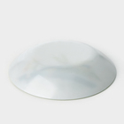 Тарелка Доляна «Бамбук», d=20 см, стекло, белая - Фото 4