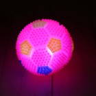Мяч световой «Футбол», пикалка, цвета МИКС - Фото 4