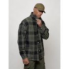 Ветровка мужская, размер 52, цвет зелёный - фото 27812909