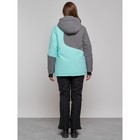 Горнолыжная куртка женская зимняя, размер 52, цвет бирюзовый - Фото 19