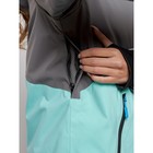 Горнолыжная куртка женская зимняя, размер 52, цвет бирюзовый - Фото 7