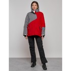 Горнолыжная куртка женская зимняя, размер 60, цвет красный - Фото 8