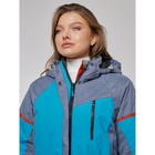 Горнолыжная куртка женская зимняя, размер 60, цвет синий - Фото 8