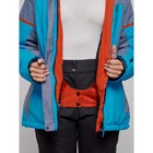 Горнолыжная куртка женская зимняя, размер 60, цвет синий - Фото 9