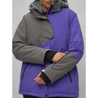 Горнолыжная куртка женская зимняя, размер 60, цвет фиолетовый - Фото 4