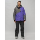 Горнолыжная куртка женская зимняя, размер 60, цвет фиолетовый - Фото 10