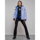 Горнолыжная куртка женская зимняя, размер 44, цвет фиолетовый - Фото 14