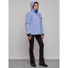 Горнолыжная куртка женская зимняя, размер 44, цвет фиолетовый - Фото 18