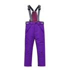 Горнолыжный костюм для девочки для, рост 122 см, цвет фиолетовый - Фото 5