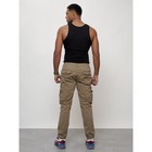 Джинсы карго мужские, размер 44, цвет бежевый - Фото 12