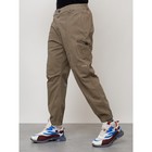 Джинсы карго мужские, размер 44, цвет бежевый - Фото 3