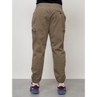 Джинсы карго мужские, размер 48, цвет бежевый - Фото 5