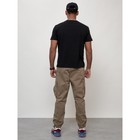 Джинсы карго мужские, размер 44-46, цвет бежевый - Фото 12