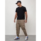 Джинсы карго мужские, размер 44-46, цвет бежевый - Фото 10