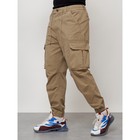 Джинсы карго мужские, размер 54, цвет бежевый - Фото 6