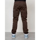 Джинсы карго мужские, размер 44, цвет коричневый - Фото 9