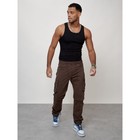 Джинсы карго мужские, размер 54, цвет коричневый - Фото 13