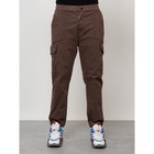 Джинсы карго мужские, размер 44-46, цвет коричневый - Фото 11