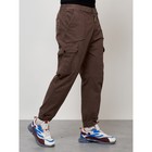 Джинсы карго мужские, размер 48, цвет коричневый - Фото 11