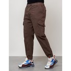 Джинсы карго мужские, размер 50-52, цвет коричневый - Фото 10