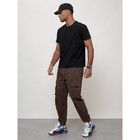 Джинсы карго мужские, размер 50-52, цвет коричневый - Фото 10