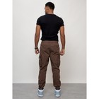 Джинсы карго мужские, размер 44-46, цвет коричневый - Фото 11