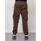 Джинсы карго мужские, размер 56, цвет коричневый - Фото 8