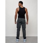 Джинсы карго мужские, размер 44, цвет тёмно-серый - Фото 4