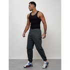 Джинсы карго мужские, размер 50-52, цвет тёмно-серый - Фото 2