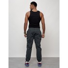 Джинсы карго мужские, размер 50-52, цвет тёмно-серый - Фото 4