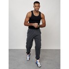 Джинсы карго мужские, размер 56, цвет тёмно-серый - Фото 10